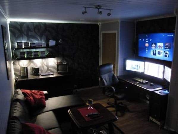 Gaming man cave 