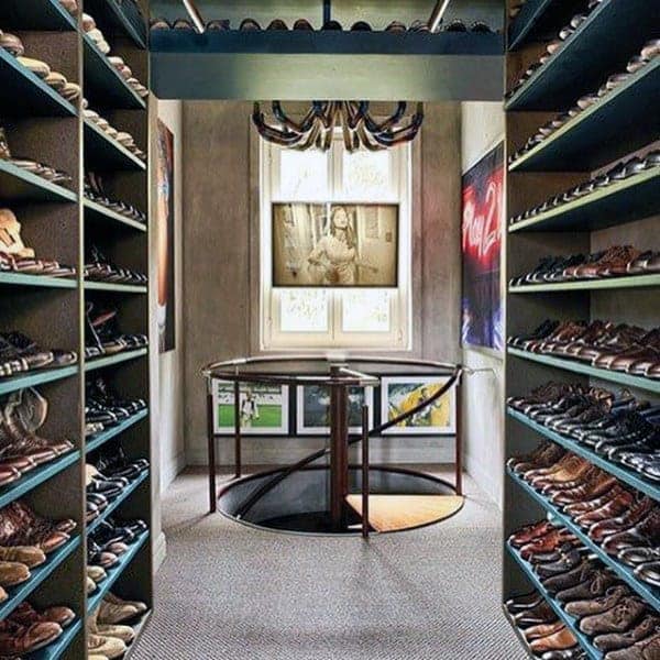 full-length shoe shelf