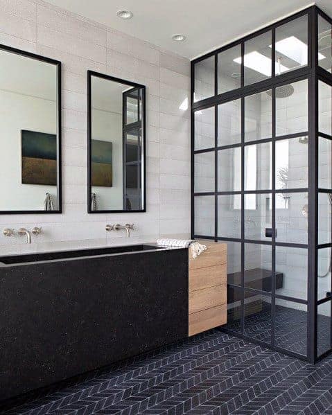 minimalist impressive bathroom backsplash ideas tile designs