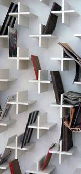 Floating bookcases