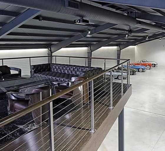 Garage mezzanine loft