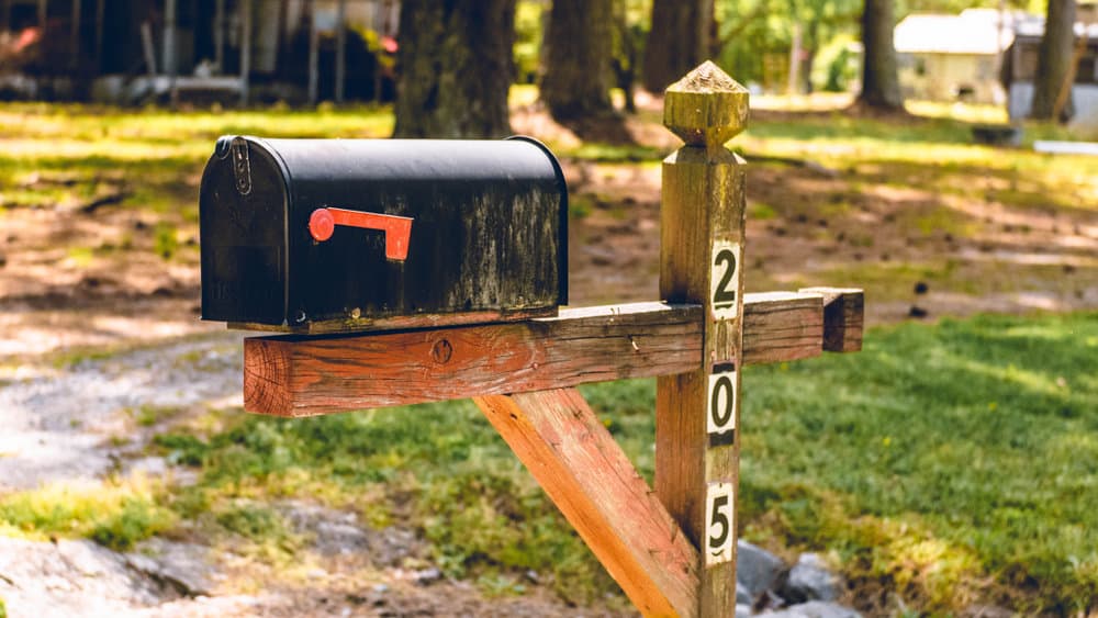 Rustic mailbox