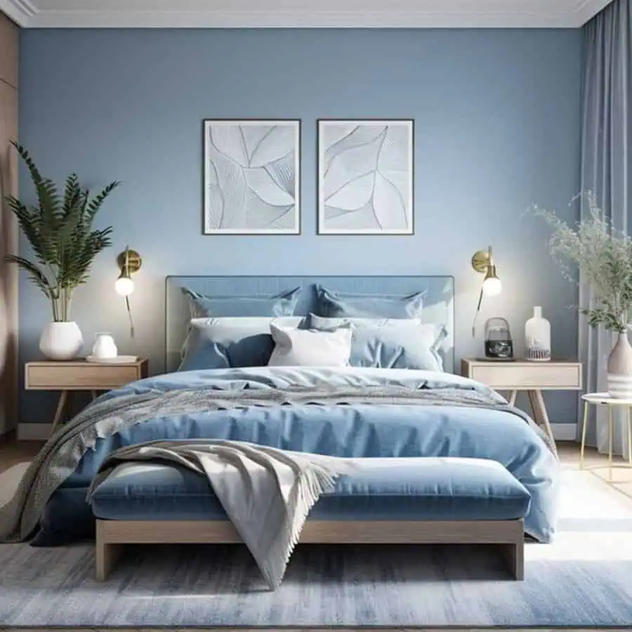 Dreamy Light Blue Bedroom Ideas for a Relaxing Ambiance