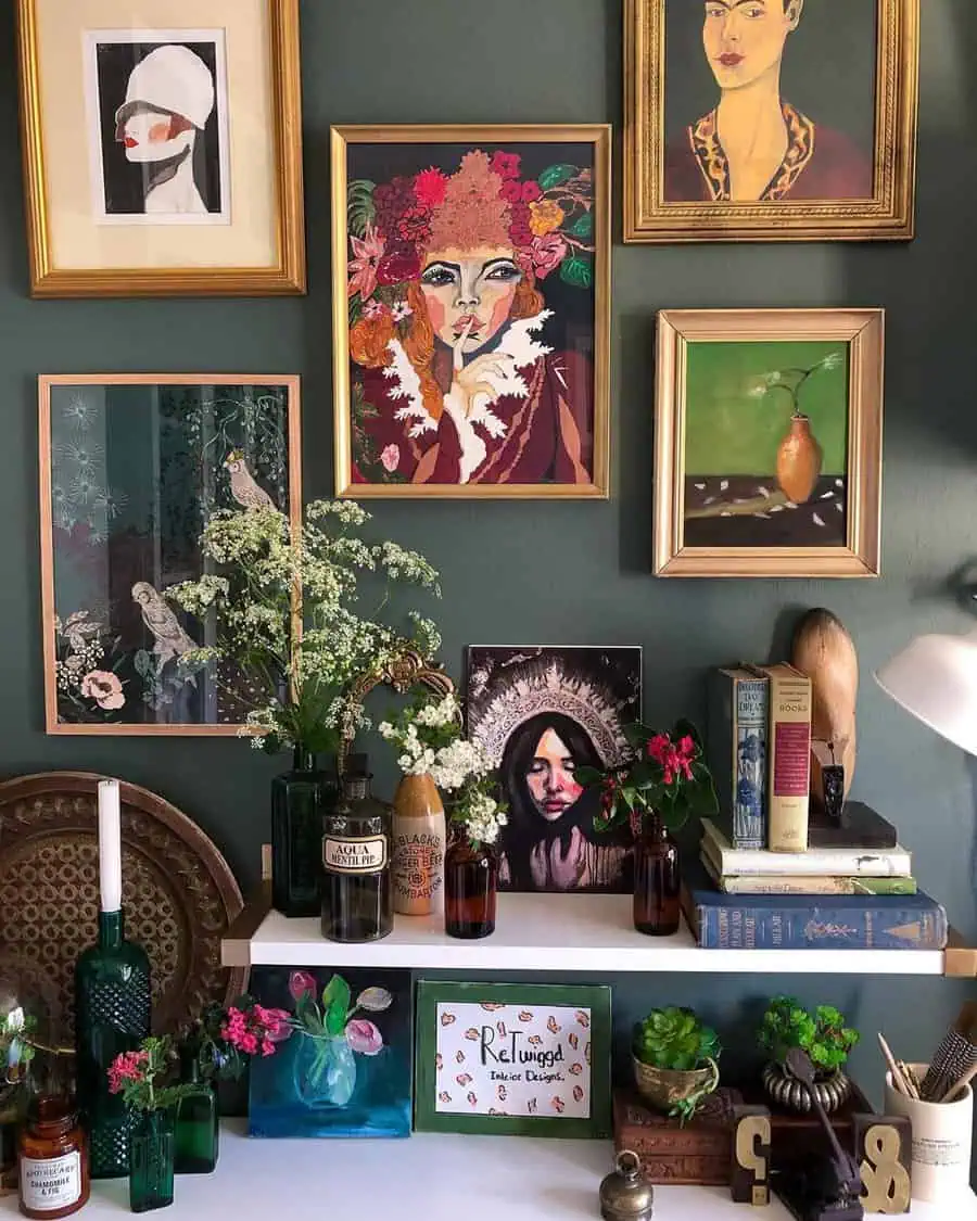 Unique Artwork Gallery Wall