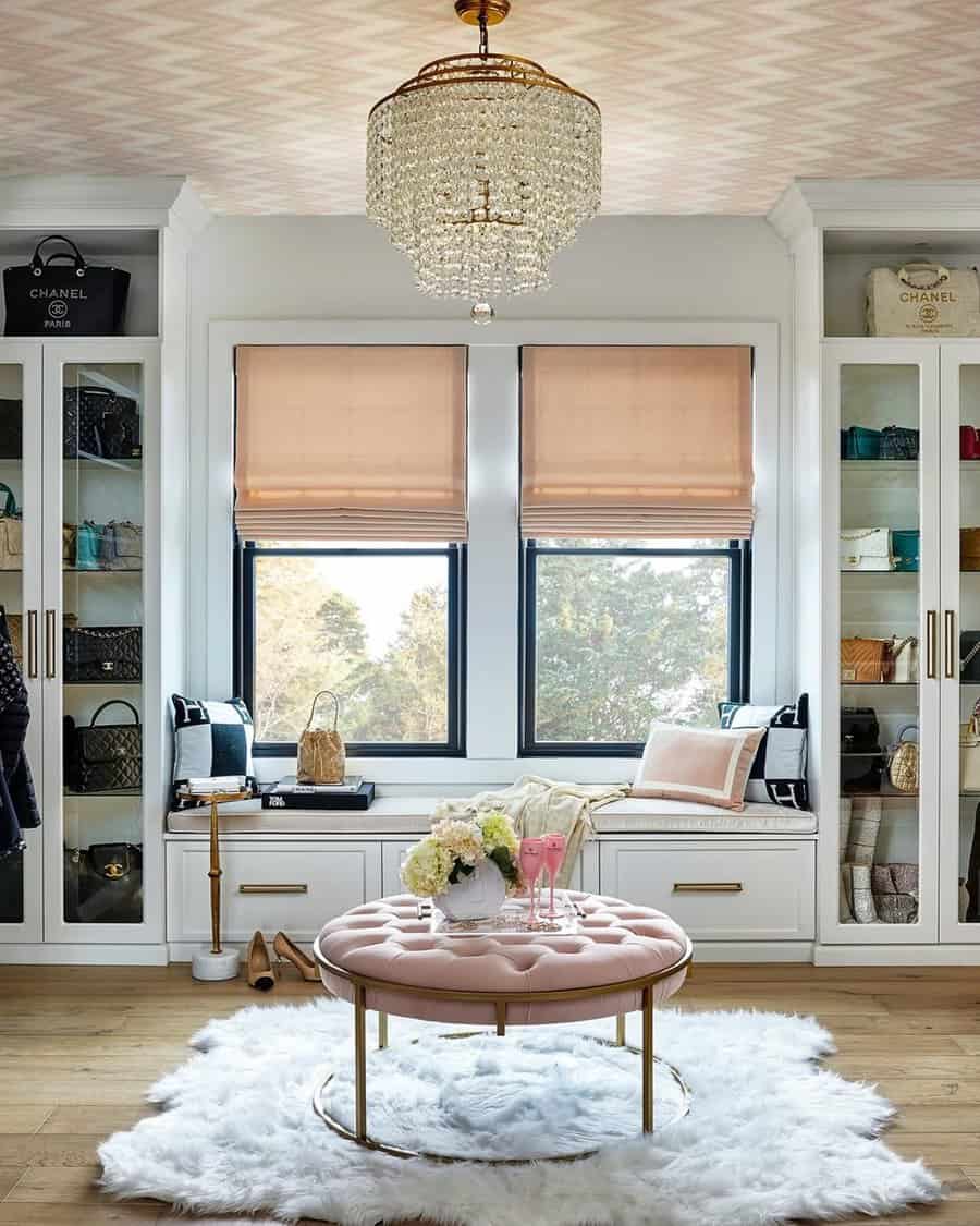 Children’s playroom featuring cube storage, dollhouse, colorful toys, and bunting for a bright, organized spare room setup.